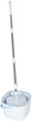 Набір для прибирання KIK Відро з віджимом, швабра та 2 змінні мікрофібри (5903039763166) - зображення 2