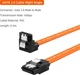 Кабель CABLETIME SATA 3.0, прямий кут, 0.5 м (CAS1E) (CA915903) - зображення 2