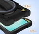 Противоударный чехол Carbon Capsule с подставкой 360° и ремешком для Samsung Galaxy Tab A11 8.7" SM-X135, SM-X130 / Tab A9 8.7" SM-X115, SM-X110 (Чёрный) - изображение 10