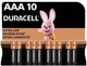 Батарейка DURACELL ААА MN2400 1x10 шт. - зображення 1