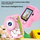 Детский фотоаппарат M03 RABBIT Full HD возраст от 3 до 8 лет Розовый - изображение 5