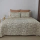 Евро покрывало 220*240 см с наволочками 50*70 см хлопковое гипоаллергенное Beige and White ТЕП Бежевое (24790220240) - изображение 2