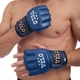 Перчатки для смешанных единоборств MMA на липучке размер S Кожа VELO синий ULI-4024 - изображение 2