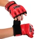 Перчатки для смешанных единоборств MMA на липучке размер XXS Полиуретан Zelart красный BO-0397 - изображение 1