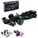 Конструктор MG58 Formula F1 1:10 с электромоторами, радиоуправлением и подсветкой 1020 деталей Формула Ф1 черная - изображение 1