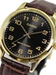Чоловічий наручний годинник Casio MTP-V001GL-1B, кварцовий, шкіряний ремінець, водозахист 30 м - зображення 3