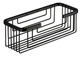 Półka prysznicowa Gedy 252 x 86 x 102 mm Czarny mat (8003341091067) - obraz 1