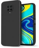 Силиконовый чехол HardCorner Xiaomi Redmi Note 9 Pro (с микрофиброй) Black (34866-2B) - изображение 1