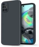 Силиконовый чехол HardCorner Samsung Galaxy A71 A715 (с микрофиброй) Gray Blue (34819-6D) - изображение 1