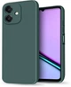 Силиконовый чехол HardCorner Realme Note 60 (с микрофиброй) Green (41166-08) - изображение 1