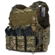 Плитоноска Warmor Gen.4 (Комплект 4 подсумки) с системой быстрого сброса. Molle. Цвет Пиксель - изображение 1