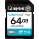 Карта памяти Kingston 64GB SDXC сlass 10 UHS-I U3 V30 Canvas Go Plus G4 (SDG4/64GB) - изображение 1