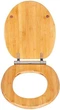 Сиденье для унитаза Wenko Bamboo Easy Close Fix-Clip, коричневое - изображение 2