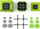 Gra planszowa Xiaomi Giiker Tic-Tac-Toe Bolt Żelony (edycja chińska) (6971421890430) - obraz 2