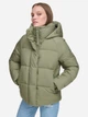Куртка демисезонная удлиненная с капюшоном женская Levi`s 296716899 XS Зеленая (1159849392) - изображение 1