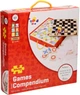 Настільна гра Bigjigs 4 w 1 Games Compendium (англійське видання) (0691621023556) - зображення 1