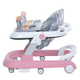 Ходунки дитячі ME 1163 MULTIWAY Pink зі світловими ефектами, музика, 6 шт колес, стопор Рожеві - изображение 3