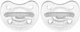 Smoczek uspokajający Chicco Physio Forma Crystal 2-6 m 2 szt (8058664175475) - obraz 3