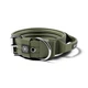 Широкий сверхпрочный ошейник для собак с ручкой BullyBillows Pin Collar Handle 5 cm M: 50 мм, ОШ 43-50 см Зеленый - изображение 1