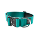 Тактичний широкий нашийник для собак BullyBillows Combat Collar No Handle 5 cm M: 50 мм, ОШ 35-48 см Бірюзовий - зображення 1