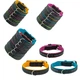 Кожаный ошейник со стразами для собак Pacific Deluxe Collar Nobby M-L: 25-28 мм, Д 52 см, ОШ 41-49 см Оранжевый - изображение 2
