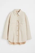 Куртка-сорочка жіноча H&M 202999-4 L(175/104) бежевий (2029990005) - изображение 1