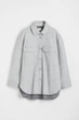 Куртка-сорочка жіноча H&M 203011-4 S(165/88) сірий (2030110003) - изображение 1