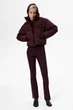 Куртка демісезонна жіноча H&M 211915-4 M(170/96) бордовий (2119150004) - изображение 2