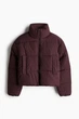 Куртка демісезонна жіноча H&M 211915-4 M(170/96) бордовий (2119150004) - изображение 3