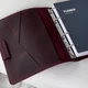 Блокнот в шкіряній обкладинці Монако Professional Journals А5 зі змінний паперовим блоком в крапку Бордо - зображення 2