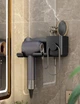 Настінний тримач полиця для фена та штекера Storage Shelf 25*10*10 см, пластиковий - зображення 2