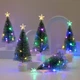 Новорічна настільна ялинка 175 мм з підсвіткою 10 LED Xmas Decor Multicolor - изображение 6