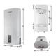 Бойлер Thermo Alliance плоский/вертикальный/сухой ТЭН 80 л (DT80V20G(PD)-D/2) - изображение 4