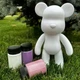 Флюїдний ведмедик DIY Creative Fluid Bear, 23см, з фарбами 3 шт. Набір розмальовка для творчості ведмежа - изображение 1