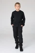 Джогери зимові SmileTime для хлопчика на флісі WarmS Fashion Relax fit чорні, зріст 170 (ZJ32-02-1) - зображення 1