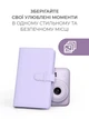 Фотоальбом для фото для Fujifilm Instax Mini на 108 снимков из экокожи 19х11,5 см сиреневый (CCCF-004) - изображение 5