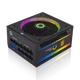 Блок живлення 1050 Вт, GameMax RGB1050 PRO, Black, модульний, 80+ Gold, Active PFC, 14 см з RGB підсвічуванням, 3xMolex / 10xSATA / 4x6+2-pin / 2x4+4-pin / 1x20+4-pin, захист OVP / UVP / SIP / OCP / OLP / OPP / SCP - изображение 1