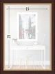 Фоторамка пластиковая 15х21 багет: AM1515-152-32 Темное дерево с золотом (с акриловым стеклом 1.5мм, двп с ножкой) EmojiFrame - изображение 6
