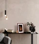 Фоторамка пластиковая 20х25 под фото 15х20 багет: AM1515-054-2 Темное дерево с золотом (с акриловым стеклом 1.5мм, паспарту белое, двп с ножкой) EmojiFrame - изображение 5