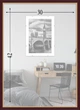 Фоторамка пластиковая 30х42 багет: AM1515-054-2 Темное дерево с золотом (с акриловым стеклом 1.5мм, двп) EmojiFrame - изображение 6