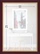 Фоторамка пластиковая 15х21 багет: AM1515-054-2 Темное дерево с золотом (с акриловым стеклом 1.5мм, двп с ножкой) EmojiFrame - изображение 6