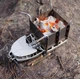 Туристическая дровяная печка с турбо наддувом горелка Vital Airwood stove BRS-116 Печь щепочница - изображение 7