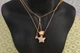 Цепь Xuping Jewelry двойная цепочка Три звезды 45 см золотистая - изображение 1