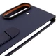 Шкіряний чохол панель Ori Case OEM Leather Case with stand для Samsung Galaxy Z Fold 7 (SM-F966B) Navy - зображення 4