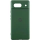 Чохол панель Silicone Case Full Camera with logo для Google Pixel 7 Зелений / Dark green - зображення 1