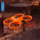 Квадрокоптер V66 Orange – дрон c 8K-камерой, 2 АКБ в комплекте, FPV, 5G Wi-Fi, EIS, Избегание препятствий, Флипы, Гироскоп, до 24 (12+12) минут, до 200 м, 70 грамм - изображение 2