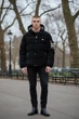 Чоловіча зимова куртка пуховик Burberry 932891 L чорний - зображення 5