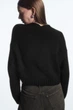 Кардиган жіночий cos chunky cropped cashmere-blend cardigan 1190832002 L Чорний - зображення 3