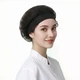 Поварская шапка чёрная с сеткой ONE SIZE - изображение 3