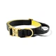 Тактический ошейник для щенков и мини собак с облегченным замком BullyBillows Lighter Combat Collar Handle 2.5 cm XS-M: 25 мм, ОШ 34-46 см Желтый - изображение 1